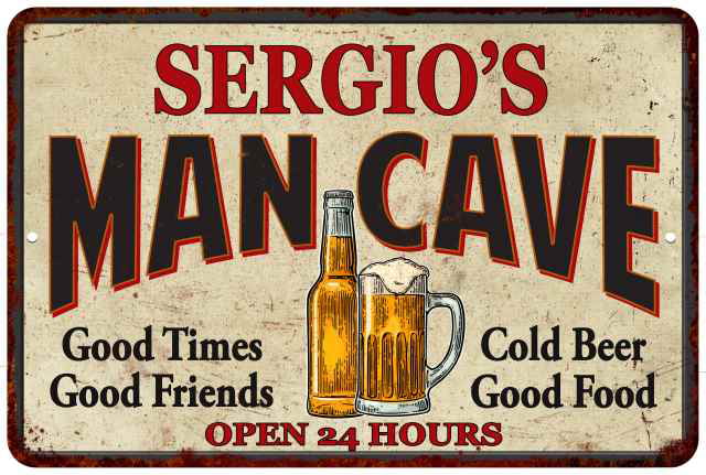 TIN SIGN "Tiki Bar"  Mancave Wall Decor Vintage Decor Alcohol Liquor Happy Hour 