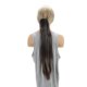 thumbnail image 3 of Unique Bargains 1 Pc Long Straight Hair Wig Hair Clips for Hair Extension 21.65" Length Black Light Brown, 3 of 6