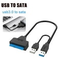 thumbnail image 3 of Dual USB 3.0 to SATA Hard Drive Adapter Cable, 2.5 Converte HDD USB /SSD Y4J2, 3 of 9