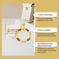 thumbnail image 4 of Opehuo Bracelet Perlé Bracelet en Cristal, Bracelet Perles Rouges Gourde Blanche, Bracelet Pixi Invitation à la Fortune, Bracelet de Prière, Bracelet Améthyste, Cadeau pour Petit Ami Ami Ami Famille(B), 4 of 9