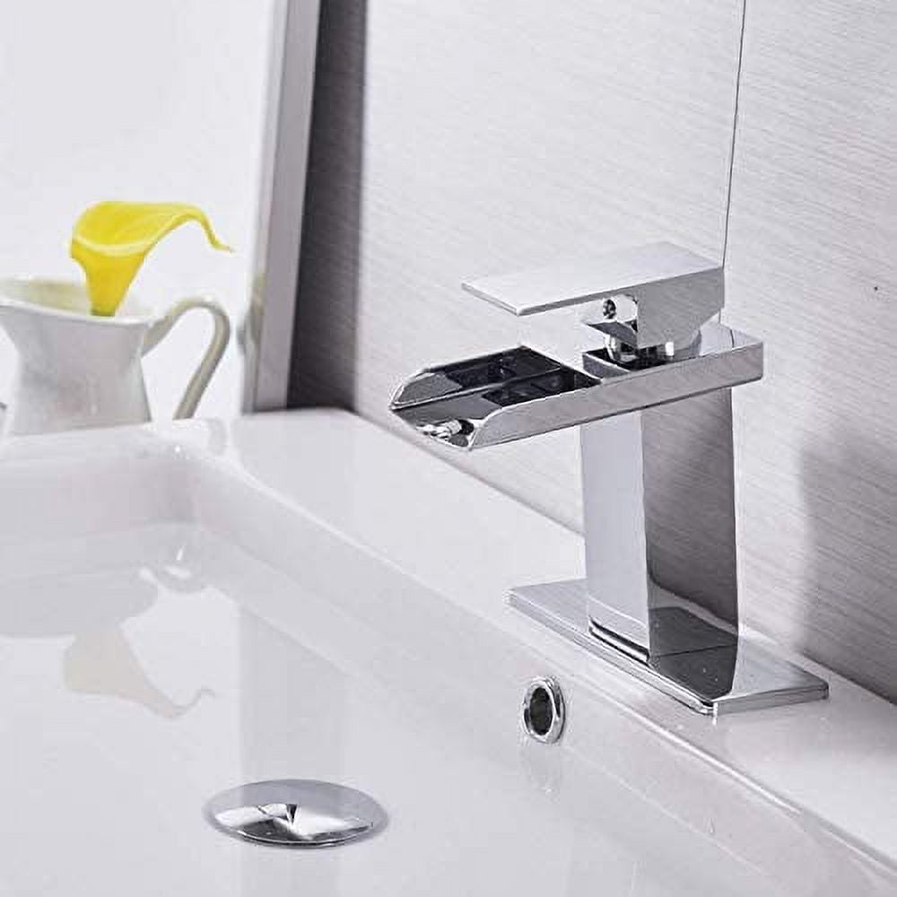 BWE Waterfall Brass Oil Rubbed Bronze Single Hole Faucet