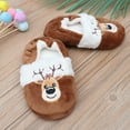 thumbnail image 5 of Gymnture Toddler Christmas Cartoon Slipper: Warm Plush Non-Slip Shoes (1 Pair), 5 of 10