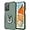 Green, variant on for Samsung Galaxy A23 4G/5G Case with Tempered Glass Screen Protector,Heavy-Duty Tough Rugged Phone Case Cover with Ring Holder Kickstand for Galaxy A23 5G [Not Fit A23 5G UW][Dark Green]