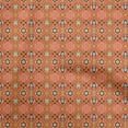 thumbnail image 1 of oneOone Polyester Lycra Orange Fabric Block Craft Projects Decor Fabric Printed By The Yard 56 Inch Wide, 1 of 6