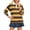 A-Yellow755, variant on Jamsmile Women Tshirts Long Sleeve Striped T Shirt Casual Loose Tops With Flip Collar Comfortable Basic Tee Shirts Ladies