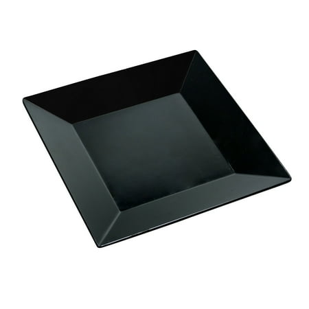 

Rome-Black Square Dinner Plate 10 Sq. Melamine Black