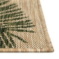 thumbnail image 4 of Liora Manne Carmel Palm 8'10" x 11'9" Green Rectangle Area Rugs CRE91843906, 4 of 6