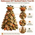 thumbnail image 6 of 2026 New Halloween DIY Quilted Fabric Pumpkin Tree Kit, DIY Patchwork Craft Set for Beginners, Handmade Tabletop Holiday Decor for Mantel, Office, and Shelf Display, 6 of 6