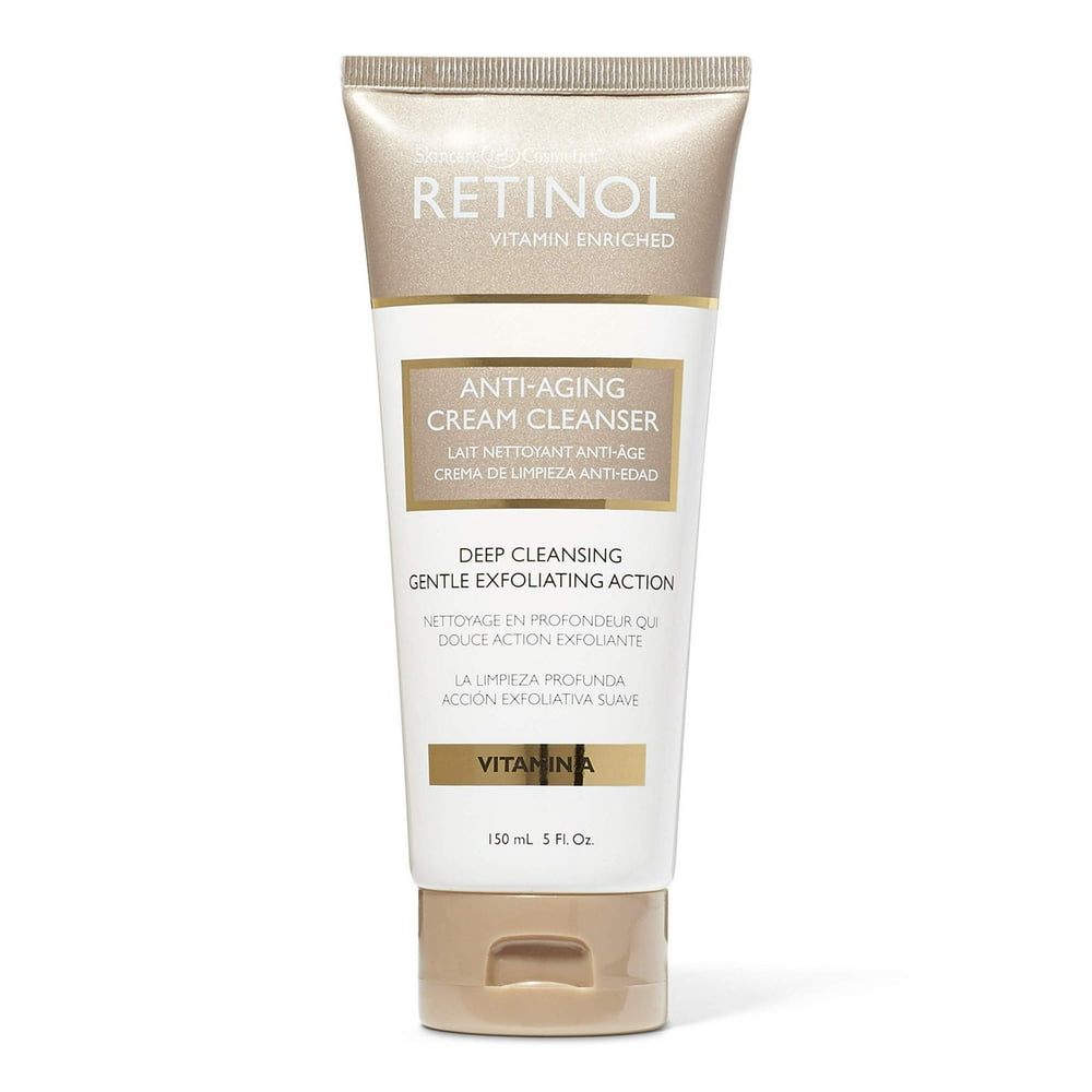 Retinol Cream Cleanser AntiAging 5oz Daily Deep Cleansing Facial