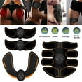 Abdominal Exercise Machine Toning Belt Muscle Simulation Burner Shaper Gel Pads