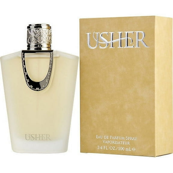 USHER by Usher EAU DE PARFUM SPRAY 3.4 OZ - Women's Fragrance - Captivating Peach, Freesia, Osmanthus, Jasmine, Honeysuckle