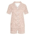 Women's Pajama Sets Pajamas Silk on Clearance Print Sleep Wear for