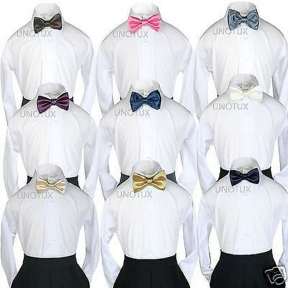Altotux Bow Tie 9 colors choice Baby Toddler Boys Wedding Formal Tuxedo Vest Suit