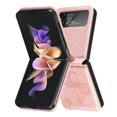 thumbnail image 2 of TECH CIRCLE Galaxy Z Flip 3 Case, Luxury Embossed Butterfly PU Leather Shockproof Full Body Protection Kickstand Flip Folio Shockproof TPU Phone Cover for Samsung Galaxy Z Flip 3 6.7", Pink, 2 of 8