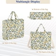 thumbnail image 6 of FORMRS Womens Corduroy Tote Bag Crossbody Shoulder Handbag with Pocket, Autumn Greenery, 6 of 7