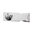 thumbnail image 1 of 2 pcs Stainless Steel Locking Hasp Door Bolt Latch Buckle with Padlock and Key, 1 of 5