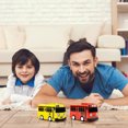 thumbnail image 4 of 4 Pcs Jouets Petit Bus Tayo, Ensemble de Jouets Voiture Petit Bus Tayo, Mini Voitures à Rétrofriction pour Amis Mini (Tayo Rogi Gani Rani) [xh] Grand Bus 4 Pcs, 4 of 4