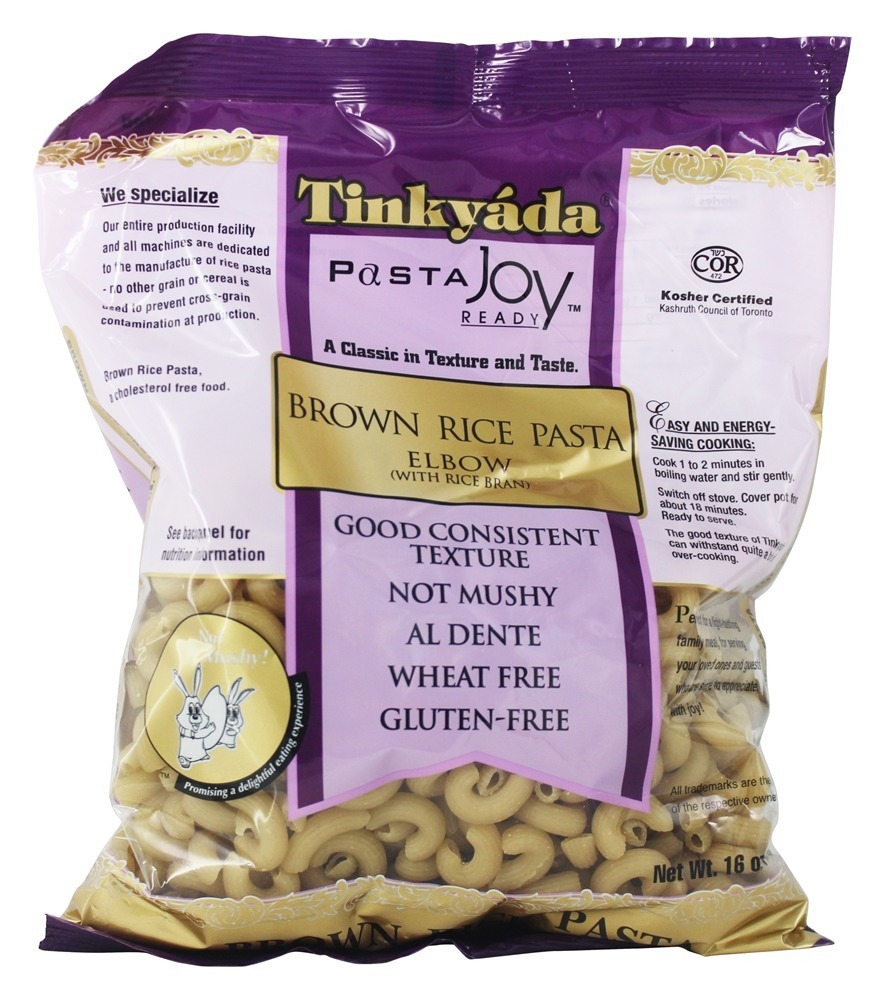 Tinkyada Pasta Brown Rice Pasta Elbow With Rice Bran 16 oz