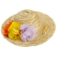 thumbnail image 3 of Sombrero mexicano con hebilla ajustable para perro y gato, sombrero de paja fresco, sombrero para mascota, sombreros de paja multicolores para mascotas, para cachorros, perros pequeños, medianos y gra, 3 of 5