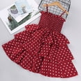 thumbnail image 3 of FRSASU Kids Dress Clearance,Toddler Child Baby Girls' Polka Dot Printing Suspender Sleeveless Princess Dress, 3 of 9
