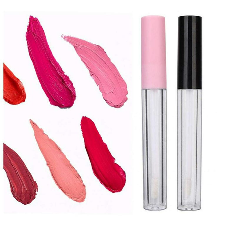 WSERE 10 Pieces Pencil Shape Cute Empty 5ml Lipgloss Lip Gloss Tube  Containers Bottles Refillable Lip