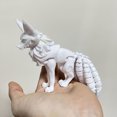 thumbnail image 3 of Mínimo 5 Piezas (tenga en Cuenta Al Realizar El Pedido Caja Individual) Figura Modelo Múltiples Articulaciones Impresa en 3D para Del (E) Blanco 18 Cm, 3 of 9
