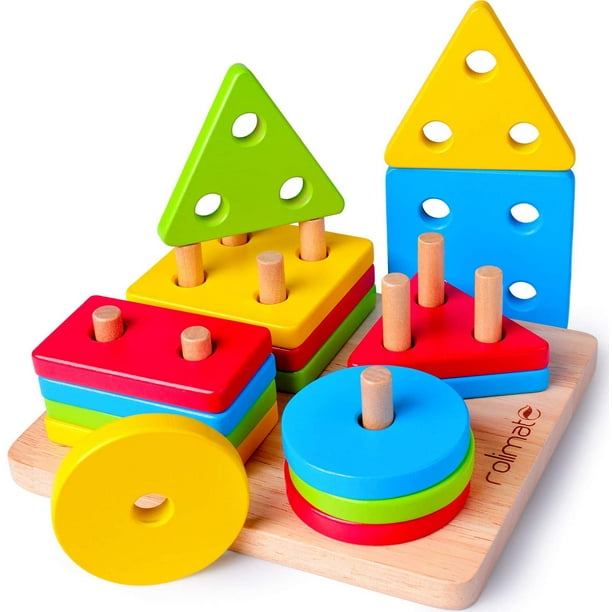 Wooden Pegboard, Wooden Puzzles, Sorting Game, Wooden Pegging Game For