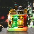 thumbnail image 4 of HUISZJ Christmas Gingerbread House With Light Up For Tabletop Decoration Novelty Toy (candy shop), 4 of 10
