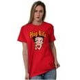 thumbnail image 5 of Funny Betty Boop Cartoon Hug Life Women's Graphic T Shirt Tees Brisco Brands M, 5 of 5