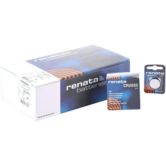Renata 10 X 2032 Swiss Made Lithium Coin Cell Battery