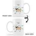 thumbnail image 4 of Funny Pug Mug Cup,Anatomy of a Pug Ceramic Mug-11oz Coffee Milk Tea Mug Cup,Gifts For Dog Lovers Pug Mom Dog Mom Women Men Teen Girls,Pet Lovers Coworkers Gifts, 4 of 5
