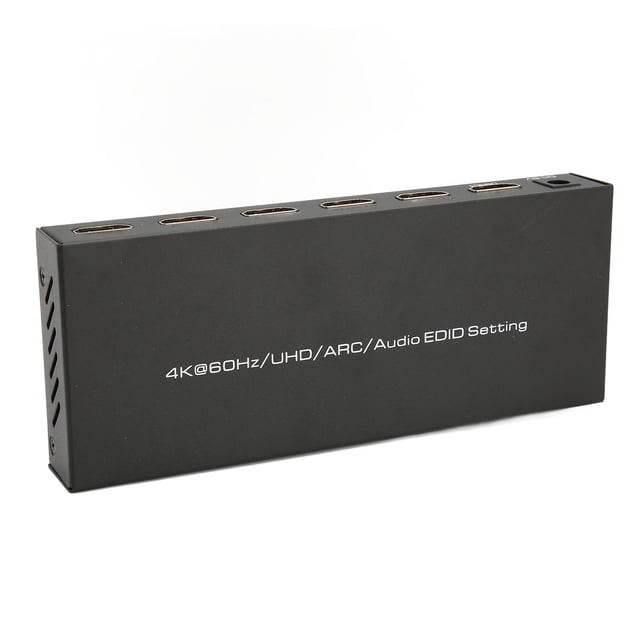 Extractor De Sonido Con Interfaz Multimedia HD, Extractor De Sonido Con Interruptor De 5 Puertos, Control Remoto De 100-240 V Con ARC Para Amplificador