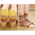 thumbnail image 3 of Womens 5 Pairs Fall Winter Warm Sock Thick Cabin Cozy Crew Soft Socks, 3 of 9