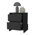 thumbnail image 6 of DeeHome Lovell Nightstand with Sturdy Base and 2-Drawers, 6 of 7