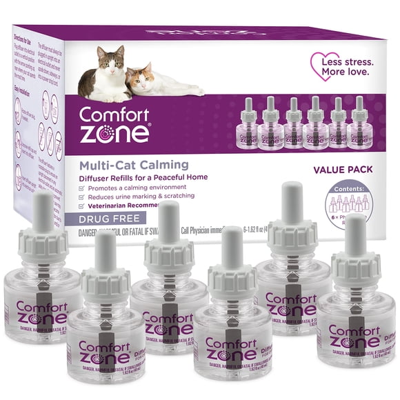 Recambios para difusores Comfort Zone Multi Cat Calming, paquete de 6