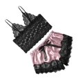thumbnail image 3 of de piezas para mujer, lencería, ribete de encaje y pantalones corto camisón Colcomx Mujer de encaje braga, 3 of 8