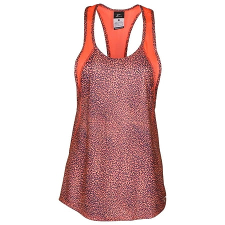 - Nike Women's Dri-Fit Printed Crew Running Tank Top