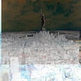 thumbnail image 2 of Mereditt.f  20x20 Black Ornate Wood Framed with Double Matting Museum Art Print Titled - New York by Night II, 2 of 4