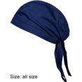 thumbnail image 2 of vlrwzc Japanese Style Chef Bandana Hat Adjustable Cotton Work Cap for Sushi Restaurants, 2 of 7
