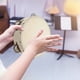 thumbnail image 5 of Set de instrumentos musicales para niños con pandereta de mano de 18 cm y tambor de madera | Sonajas de aleación de aluminio y parche de piel de cordero | Juguete educativo para niños y estudiantes, 5 of 5