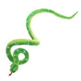 thumbnail image 4 of SWETRACE Plush Snake Animal Decor Realistic Green Simulation Snake for Haunted House and Parties, 4 of 6