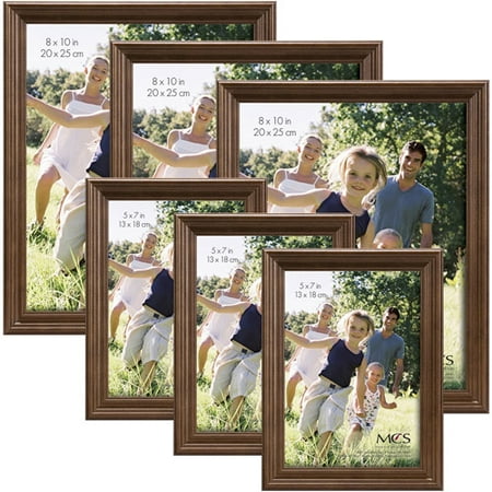 Walnut Wood Frame, Set of 6