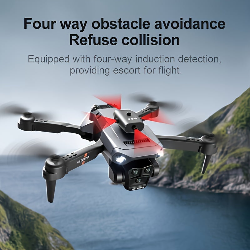K6MAX Quadcopter with 3 Cameras, 360° Obstacle Avoidance & Follow Me - Optical Flow, Stable Flight Drone for Adults/Beginners