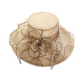 thumbnail image 2 of Kiplyki Flower Net Yarn Sun Hat Beach Sunscreen Sunhat Female Organza Top Hat, 2 of 2