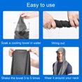 thumbnail image 4 of LJNYFDC Quick Drying Cooling Towel Cooling Hoodie Towel Water Absorption Quick Drying Protection Neck Wrap Towel, 4 of 7