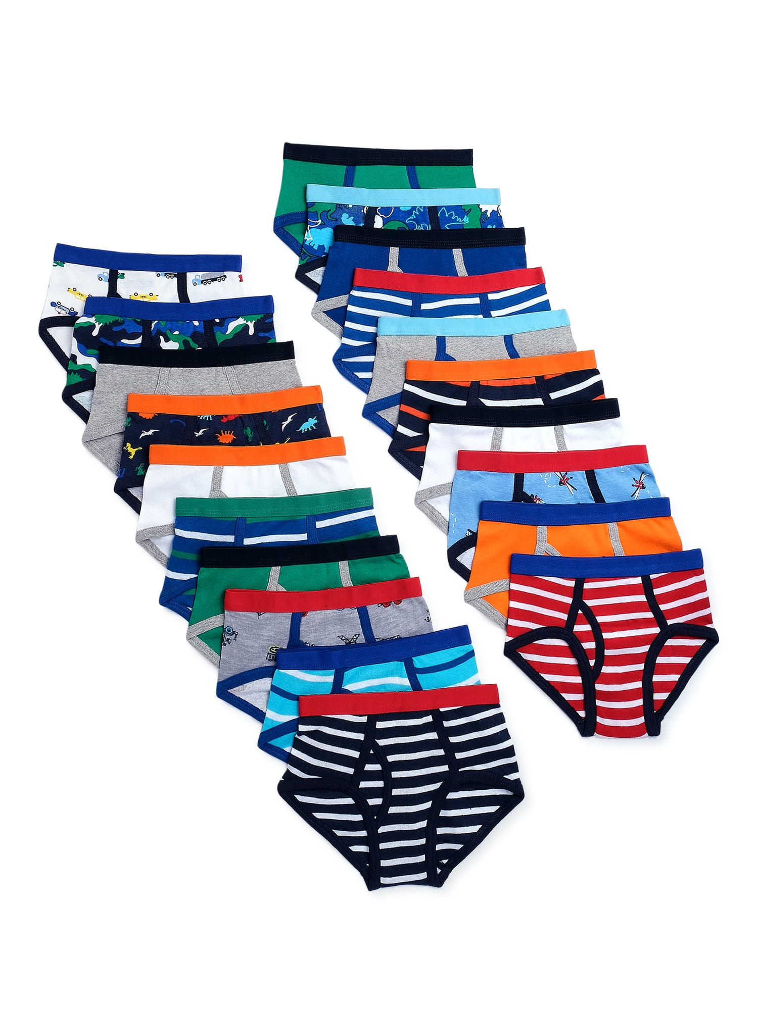 Wonder Nation Toddler Boys Briefs, 20-Pack, Sizes 2T-5T