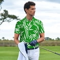 thumbnail image 4 of Daiia Bamboo Pattern Men’s Polo Shirts,Solid Deck Shirt,Classic Fit, Breathable Cotton Polo for Casual and Sport Wear-X-Large, 4 of 7