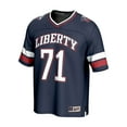 thumbnail image 2 of Youth GameDay Greats #71 Navy Liberty Flames Lightweight Football Fashion Jersey, 2 of 3