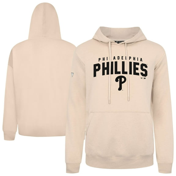Men's Levelwear Khaki Philadelphia Phillies Podium Team Arch Pullover Hoodie