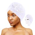 thumbnail image 3 of Stretchy Turban Cap Chemo Head Wraps Bennie Twisted India's Hat Warm Sequin Trim Flower for Women Girl, 3 of 6